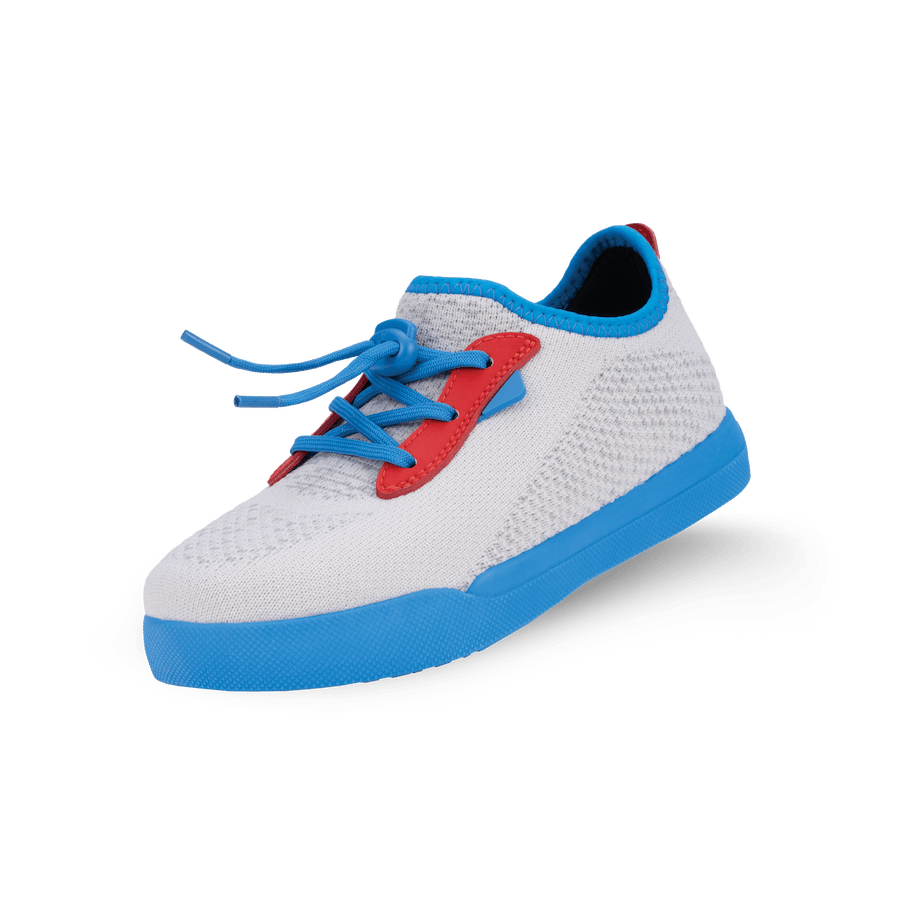 Kids Weekend Sneaker - Light Grey/Vessi Blue